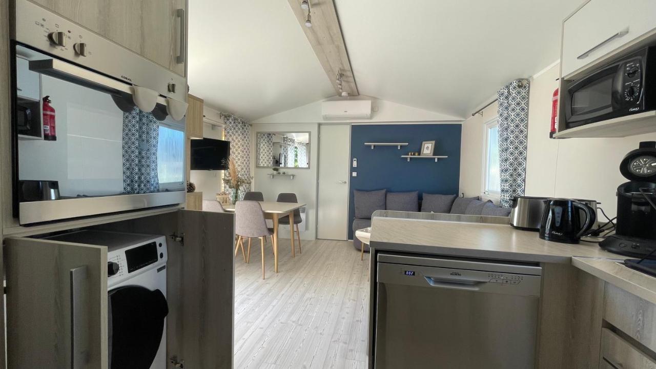 Mobil Home Xxl - Bord Lac - Camping Les Viviers - Lege Cap Ferret Luaran gambar
