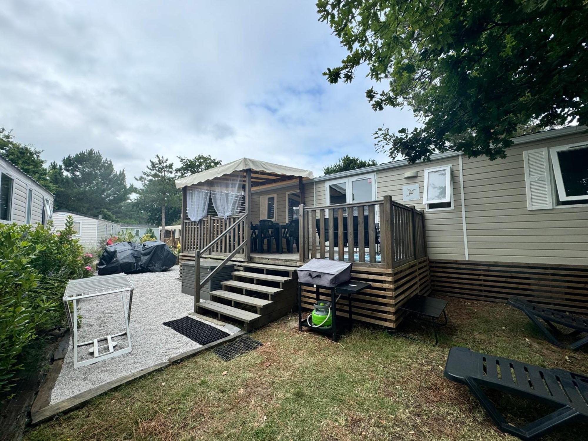 Mobil Home Xxl - Bord Lac - Camping Les Viviers - Lege Cap Ferret Luaran gambar