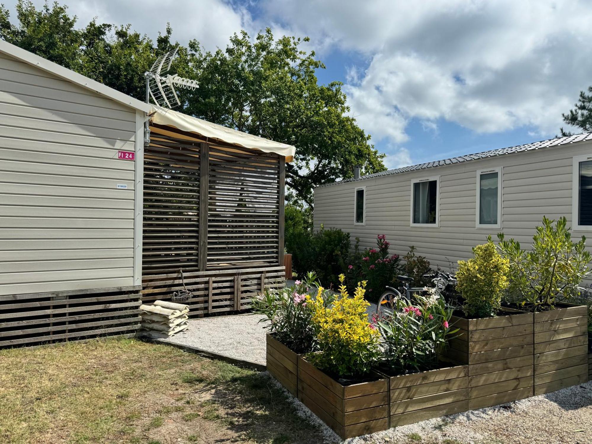Mobil Home Xxl - Bord Lac - Camping Les Viviers - Lege Cap Ferret Luaran gambar
