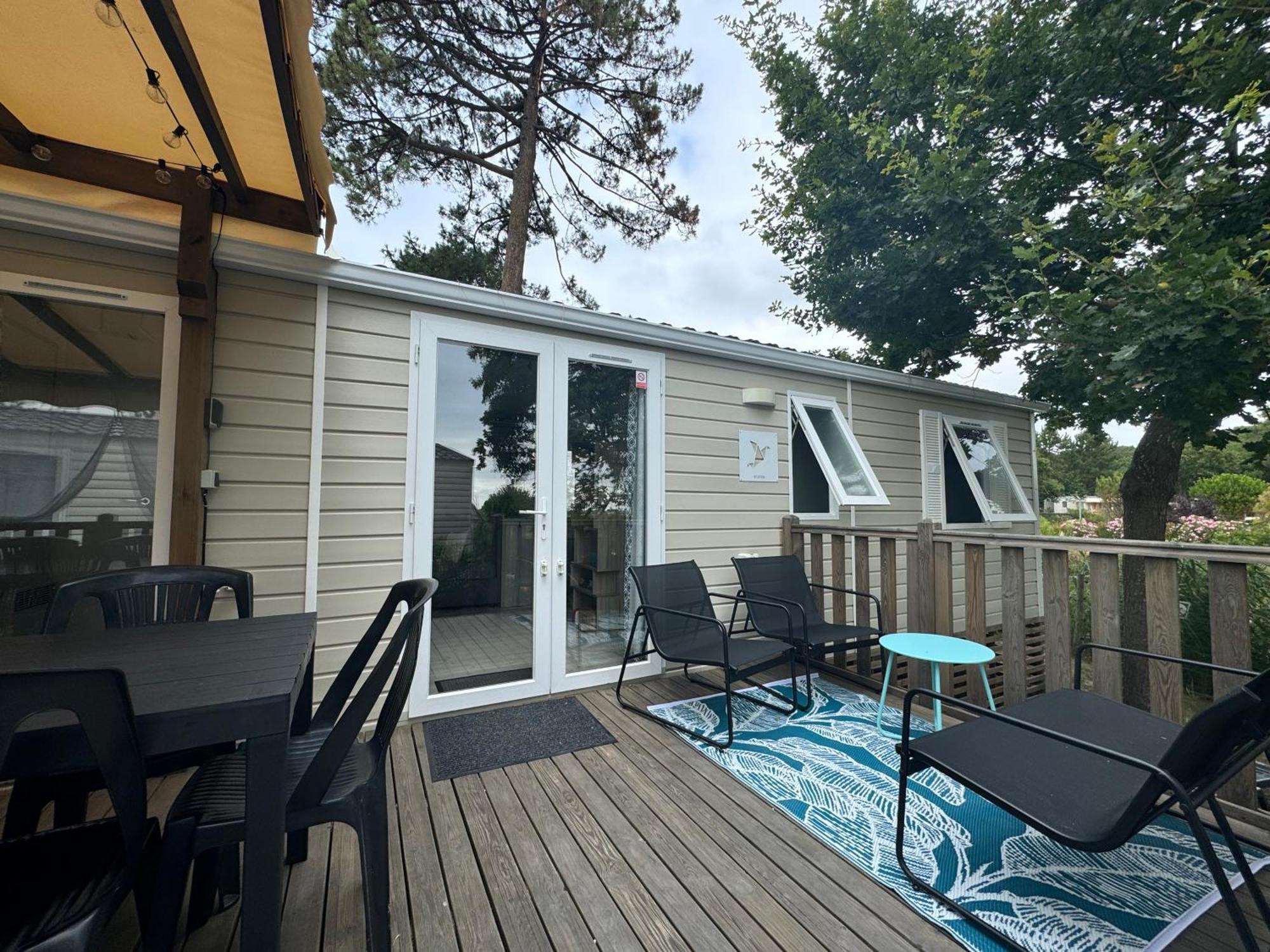 Mobil Home Xxl - Bord Lac - Camping Les Viviers - Lege Cap Ferret Luaran gambar