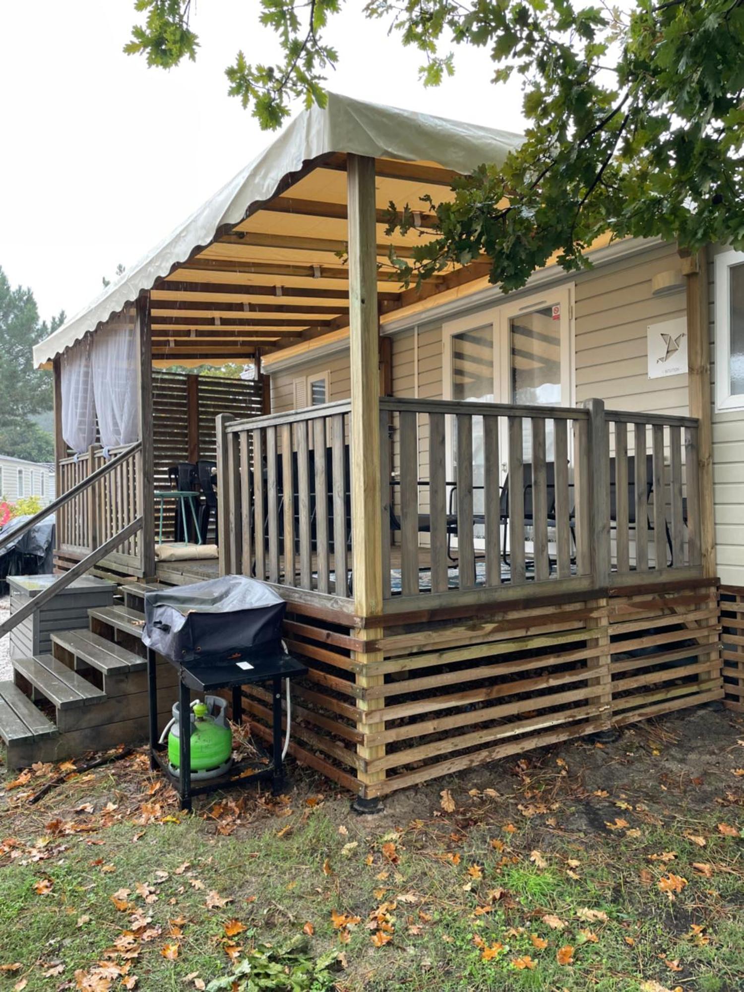Mobil Home Xxl - Bord Lac - Camping Les Viviers - Lege Cap Ferret Luaran gambar